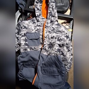 Kids Camouflage Hooded Jacket